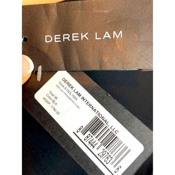 Derek Lam - High Waist - Tech Caddy Wide Leg Pants - Picture 7 of 8